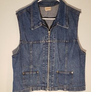Denim Jean Jacket Tank Top